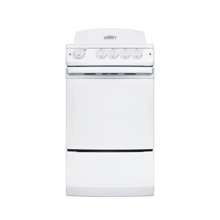 SUMMIT Summit RE203W 20 in. Wide Electric Range; White with Coil Elements - Replaces RE201W RE203W